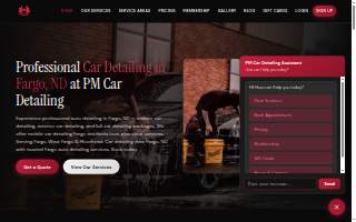 PM Car Detailing website