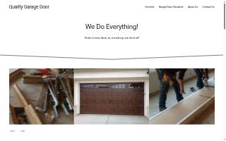 Quality Garage Door of Fargo website