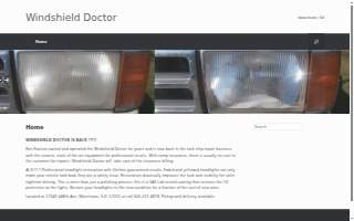 Windshield Doctor website