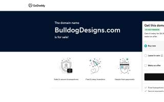 Bulldog Designs website