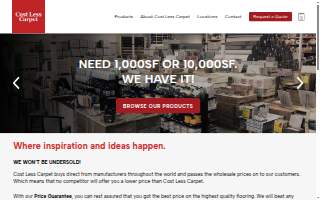 Carpet Care website