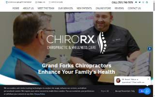 ChiroRx Chiropractic and Wellness website
