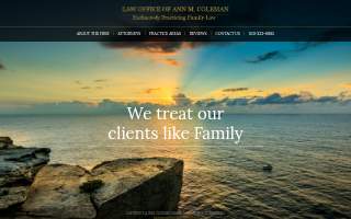Coleman Family Law website