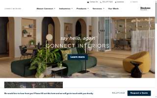 Connect Interiors website