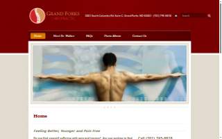 Grand Forks Chiropractic website