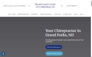 Heartland Clinic of Chiropractic website
