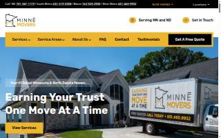 Minne Movers of Grand Forks website
