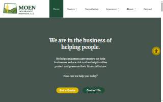 Moen Insurance Services, LLC website