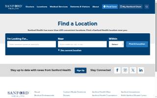 Sanford Orthopedics and Sports Medicine Grand Forks website