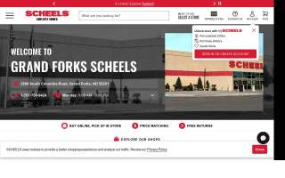 Scheels website