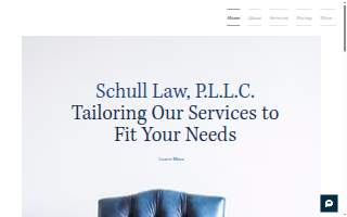 Schull Law, P.L.L.C. website