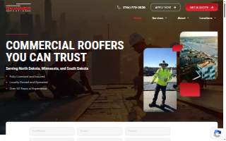 Skinner Roofing website