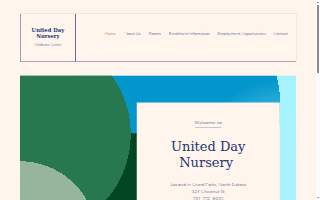 United Day Nursery website