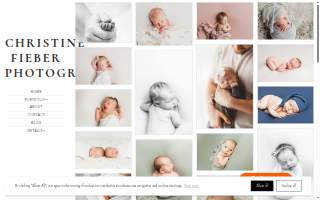 Christine Fieber Photography website