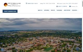 Eddy Funeral Home website