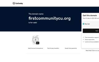 First Community Credit Union Headquarters website