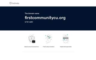 First Community Credit Union website