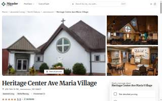 Heritage Center Ave Maria Village website