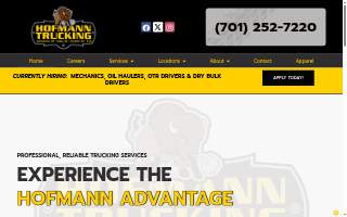 Hofmann Trucking LLC website