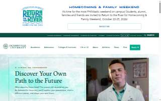 University of Jamestown website
