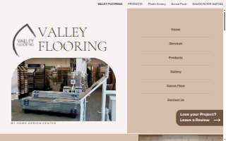 Valley Flooring website