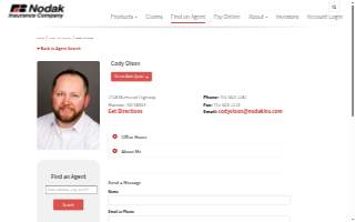 Cody Olson - Nodak Insurance Agency website