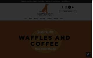 Copper Dog Cafe website