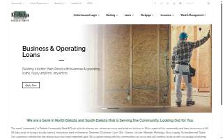 Dakota Community Bank & Trust website