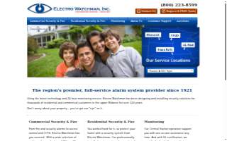 Electro Watchman, Inc. website