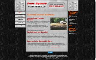 Four Square Concrete website