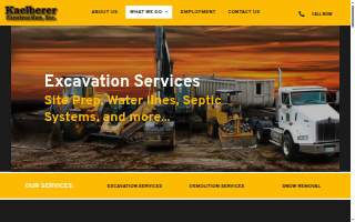 Kaelberer Construction website