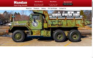 Mandan Sporting Goods website