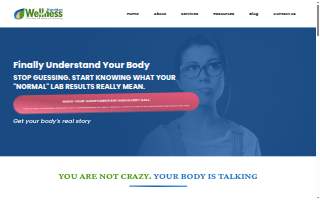 Nutrition Wellness Center website