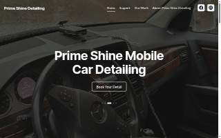 Prime Shine Detailing website