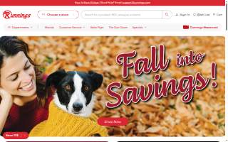 Runnings website