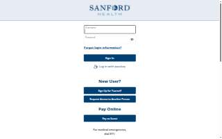 Sanford Help at Home website