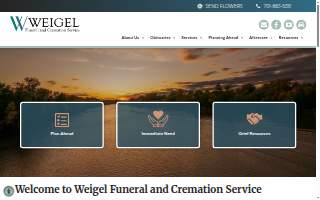 Weigel Funeral and Cremation Service website