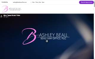 Beall Law Office, PLLC website