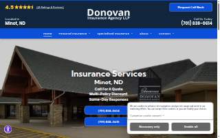 Donovan Insurance Agency LLP website