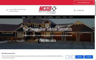 Magic City Garage Door website