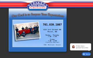 Nybakken Body Shop Inc website