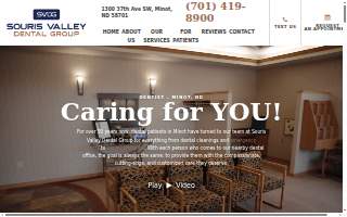 Souris Valley Dental Group website
