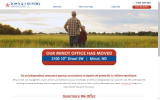 Town & Country Insurance website