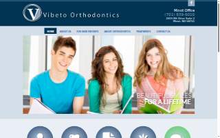 Vibeto Orthodontics website