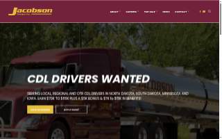 Jacobson Transport Inc website
