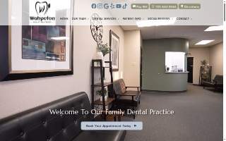 Wahpeton Family Dentistry website