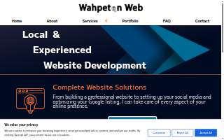 Wahpeton Web website