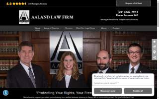 Aaland Law Firm website