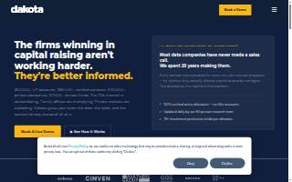 Dakota Fundraising Port A Pit website