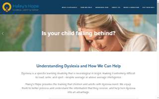 Haley's Hope website